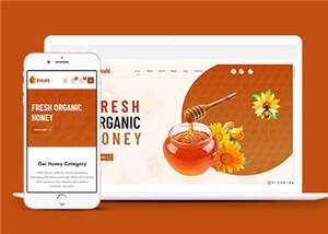 农家蜂蜜网上销售HTML5模板下载 - 项目资源网 - 项目资源网