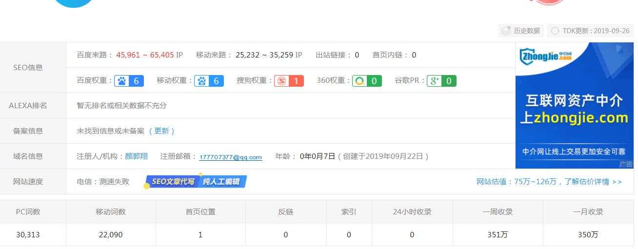 零距离泛目录5天爱站权重7的源码！操作教程与思路解析！ - 项目资源网 - 项目资源网