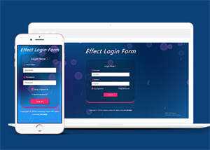 宽屏HTML5动态背景登录页面模板 - 项目资源网 - 项目资源网