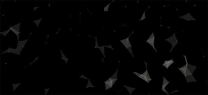 html5 canvas粒子组合三角形3D结构旋转动画特效 - 项目资源网 - 项目资源网