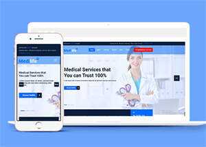 健康管理中心html5模板下载 - 项目资源网 - 项目资源网