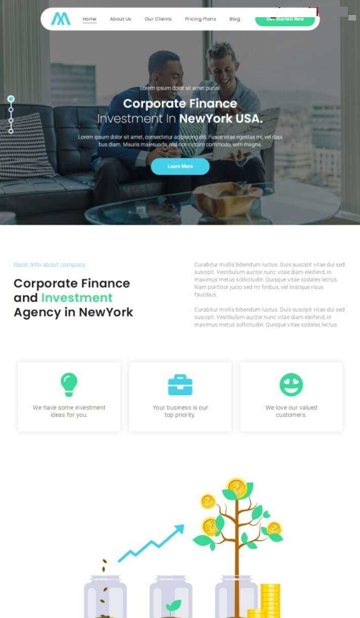 HTML5融资开发机构网站模板 - 项目资源网 - 项目资源网