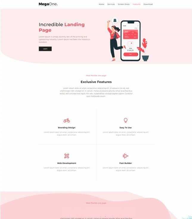 APP登录界面设计服务公司网站html模板 - 项目资源网 - 项目资源网