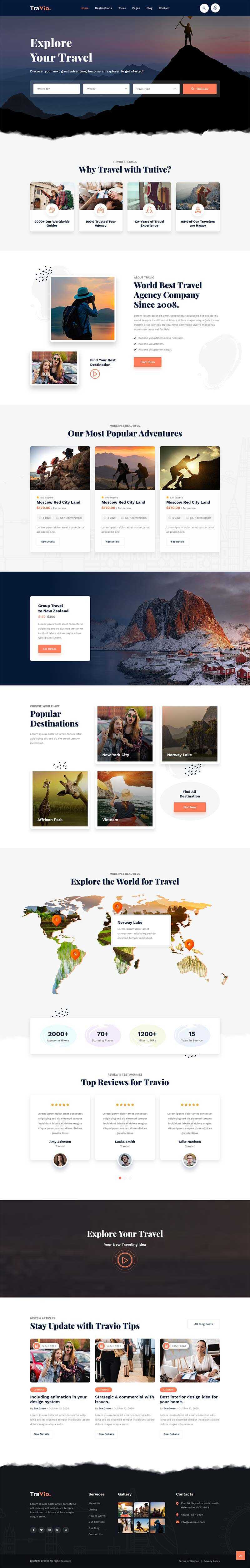 html5响应式旅游旅行社官网html模板 - 项目资源网 - 项目资源网