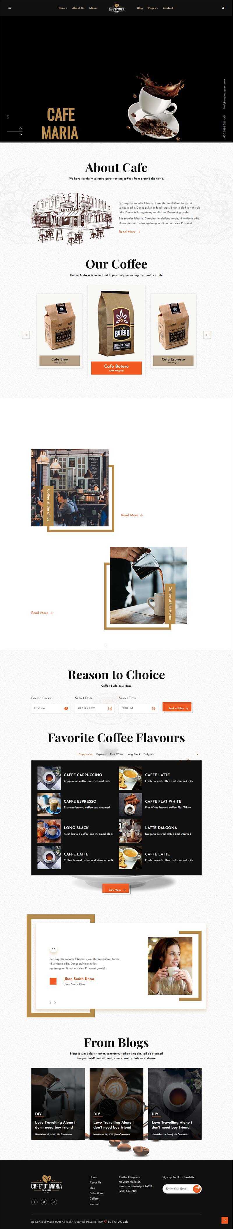 bootstrap响应式甜品茶餐厅官网html模板 - 项目资源网 - 项目资源网