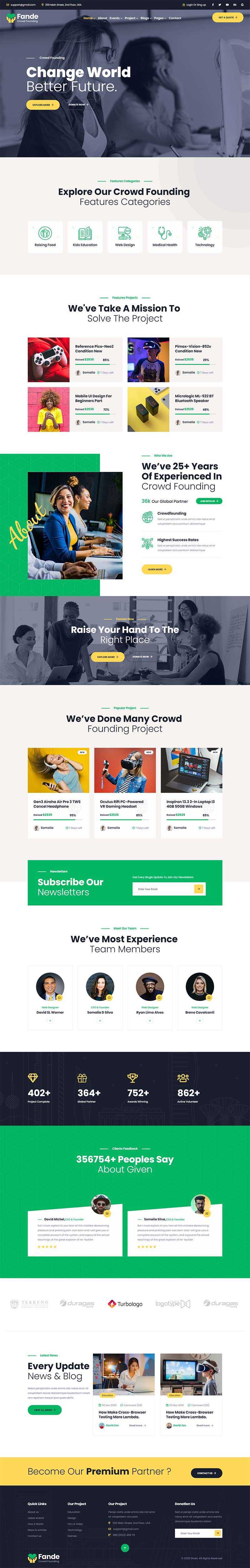 创业投资众筹平台HTML5模板 - 项目资源网 - 项目资源网
