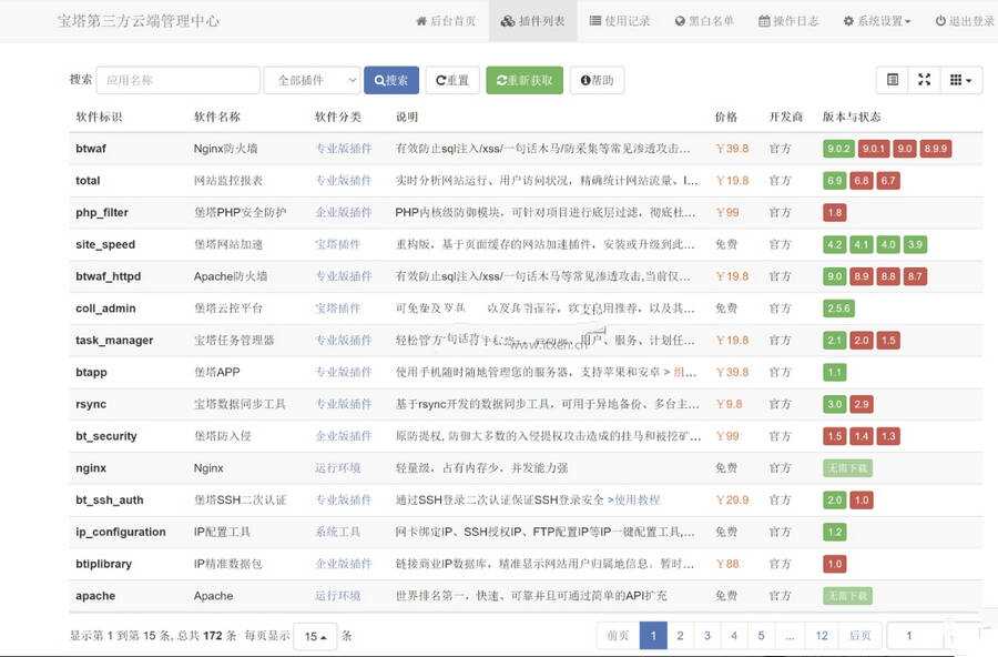 2023 宝塔面板第三方云端源码1.9版本 - 项目资源网 - 项目资源网