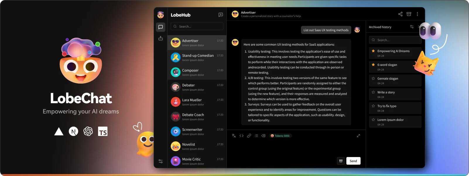 LobeChat 开源的的高性能 ChatGPT 网页应用程序 - 项目资源网 - 项目资源网