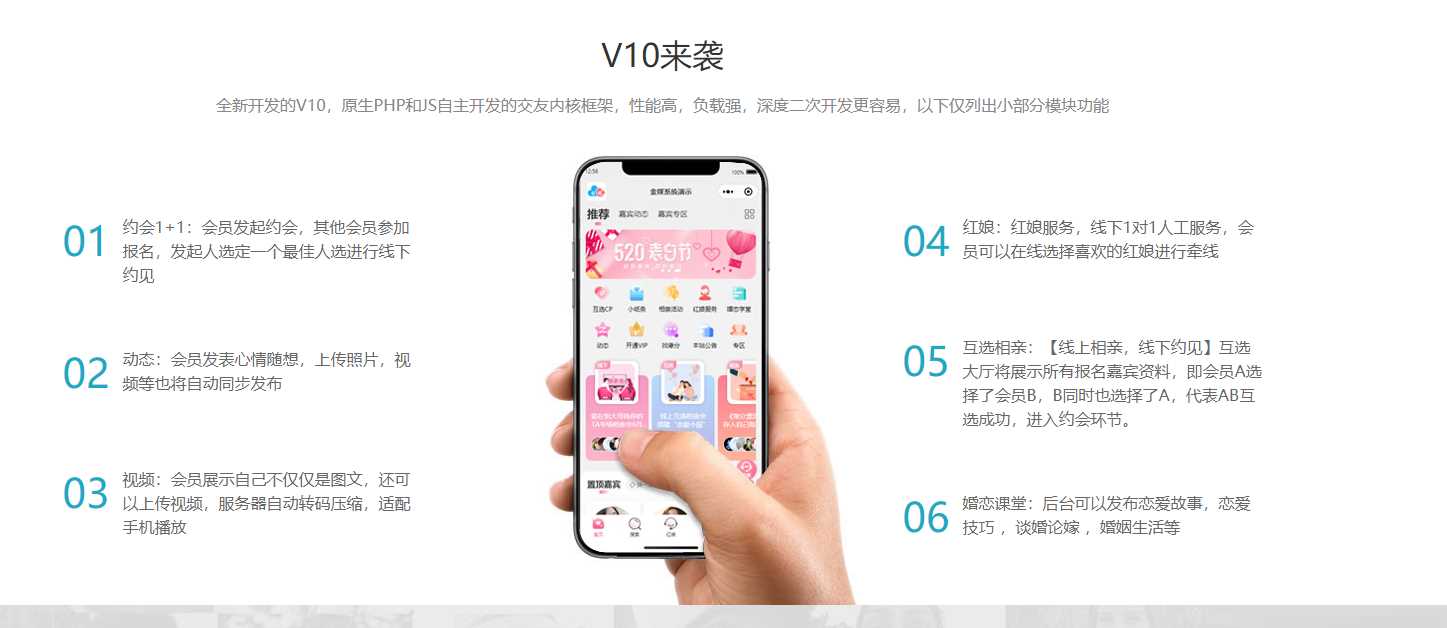 图片[2] - 新版婚恋相亲交友系统V10.2 超大型婚恋社交、相亲、征婚、互动系统，继承了此前O2O、SNS及B2C的优秀特点 - 项目资源网 - 项目资源网