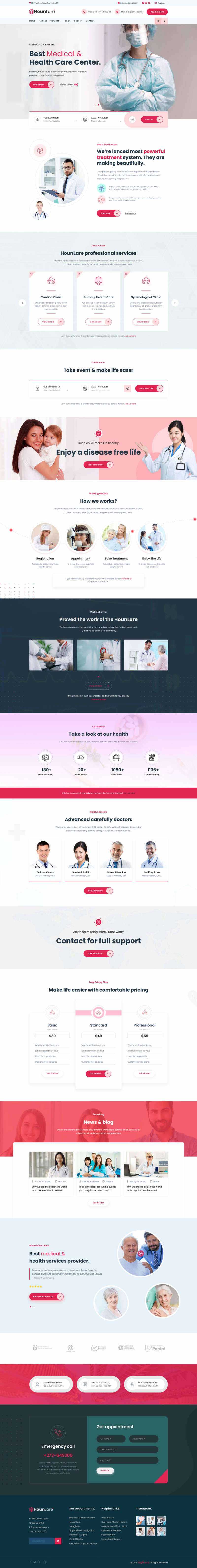 Bootstrap医疗保健服务机构HTML5模板 - 项目资源网 - 项目资源网