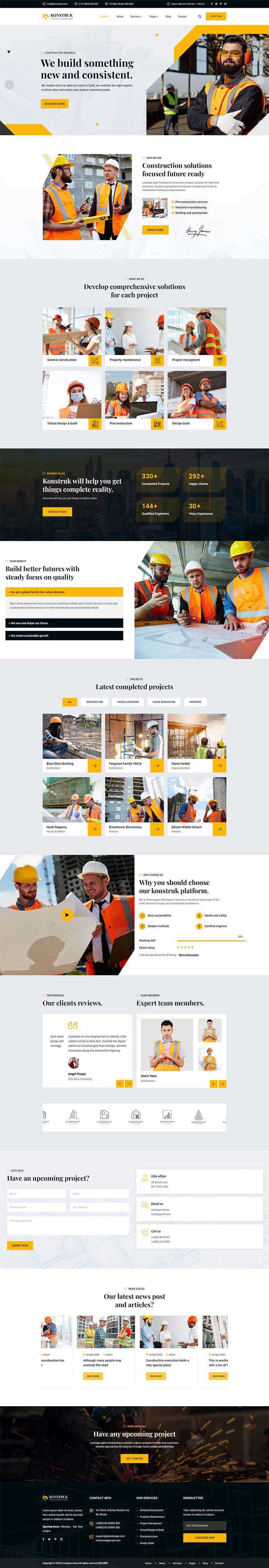 城市开发运营建筑公司网站html模板 - 项目资源网 - 项目资源网