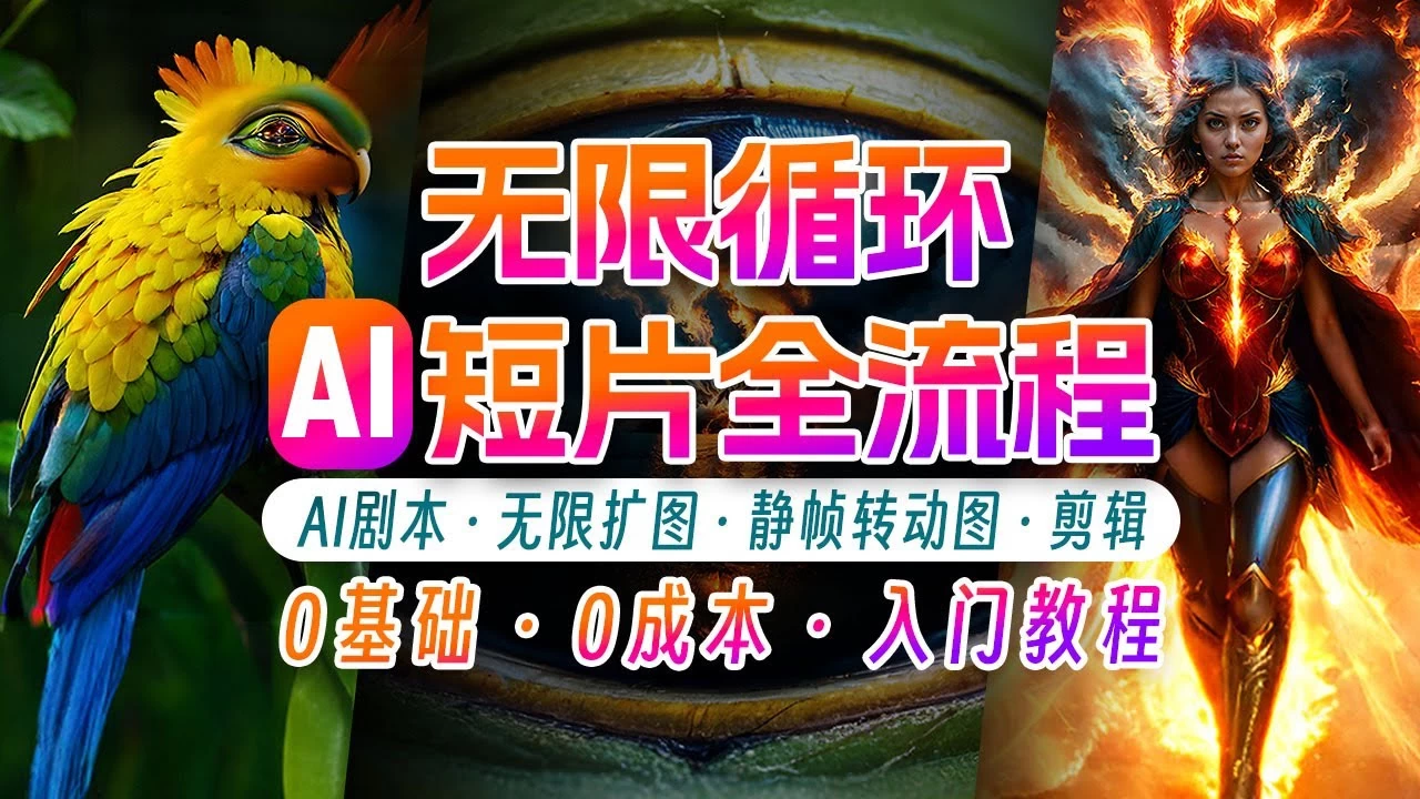 AI剪辑无限循环画面，新手小白轻松月入上万的秘技 - 项目资源网 - 项目资源网