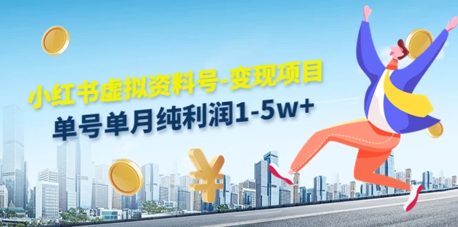 虚拟资料号变现项目，单月单号纯利润1W+，实操玩法分享 - 项目资源网 - 项目资源网