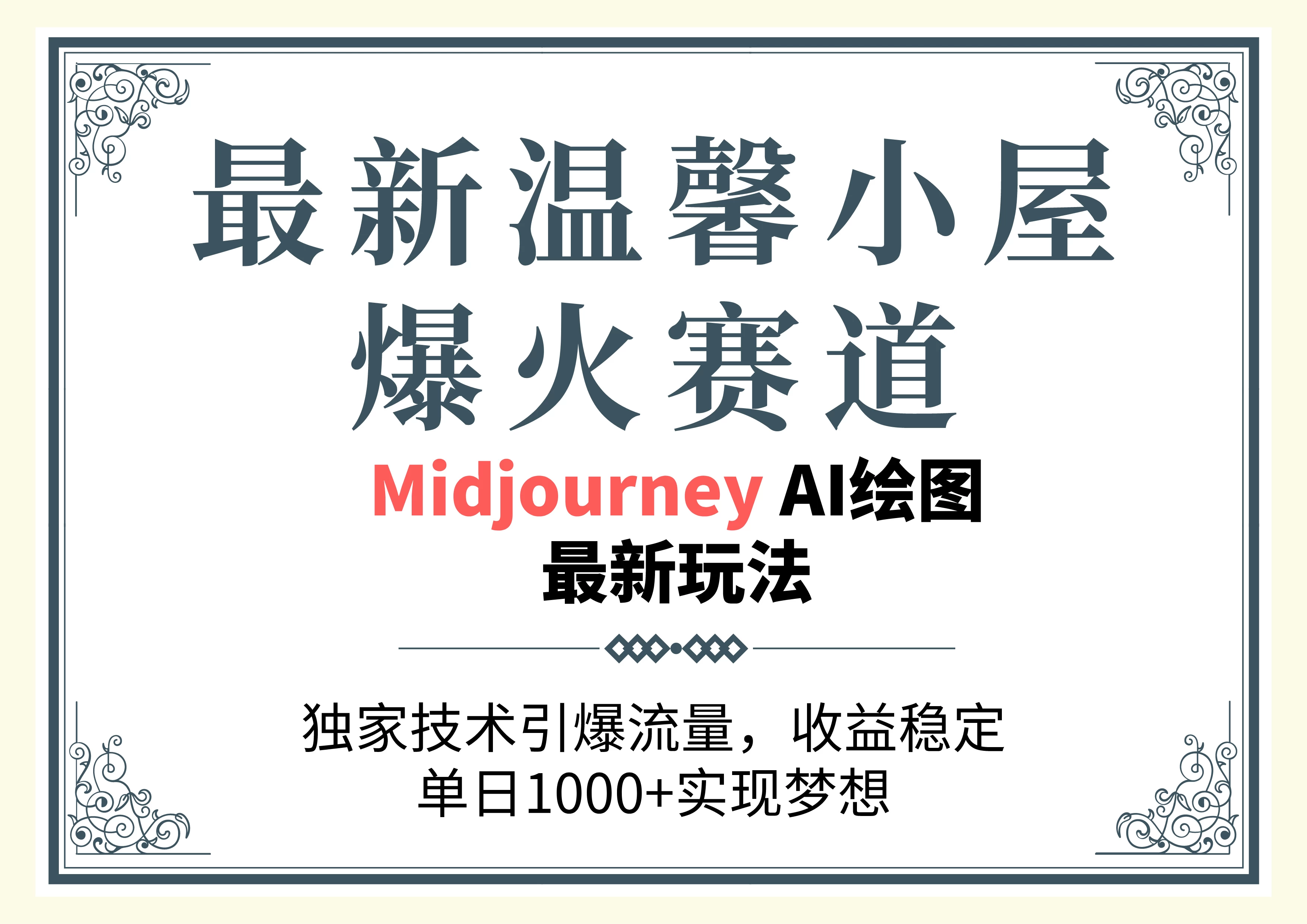 最新温馨小屋爆火赛道，独家技术引爆流量，收益稳定，单日1000+实现梦想 - 项目资源网 - 项目资源网