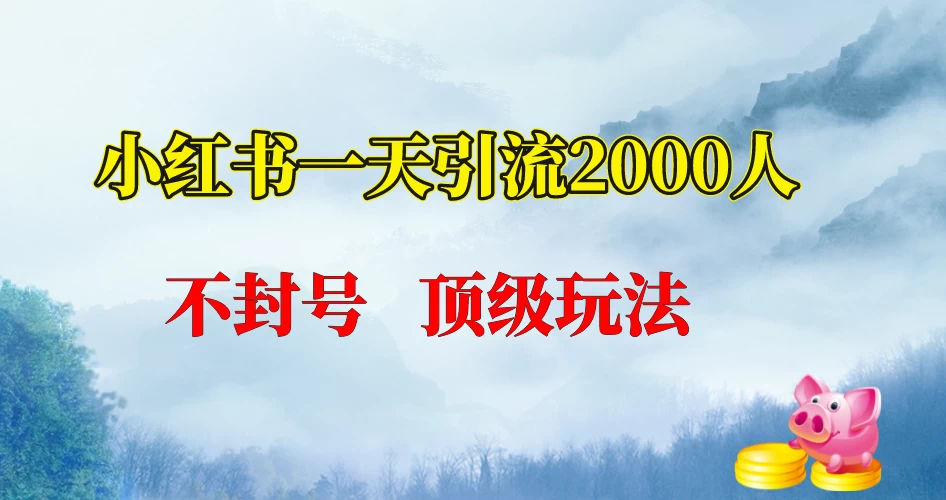 小红书一天加2000人，不封号，顶级玩法 - 项目资源网 - 项目资源网