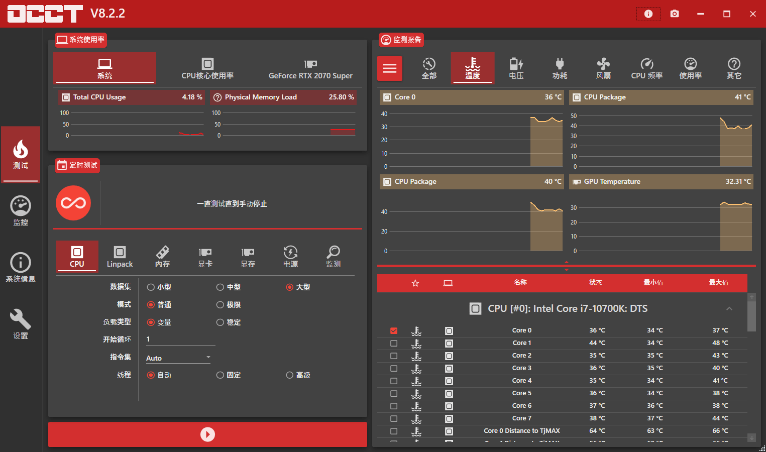 电脑硬件检测工具 OCCT v11.0.16 绿色版 - 项目资源网 - 项目资源网