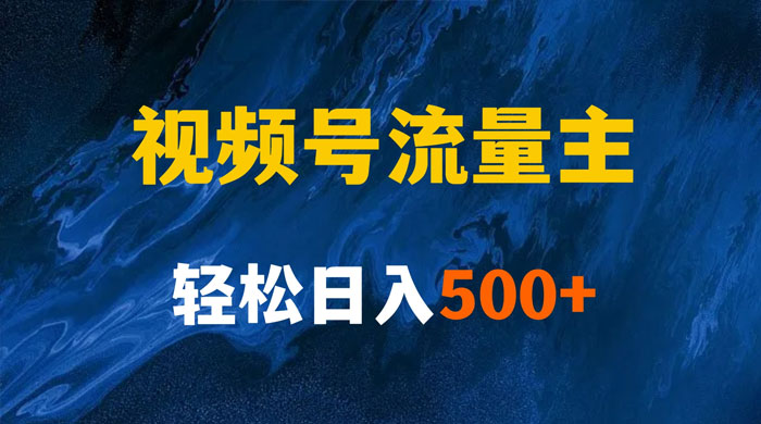 揭秘视频号创作者分成计划，带你玩赚视频号流量主，保姆级教程 - 项目资源网 - 项目资源网