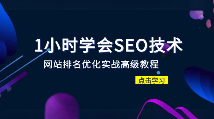 1 小时学会 SEO 技术：网站排名优化实战高级教程，秒杀市面 95% 收费几千的 SEO 教程 - 项目资源网 - 项目资源网