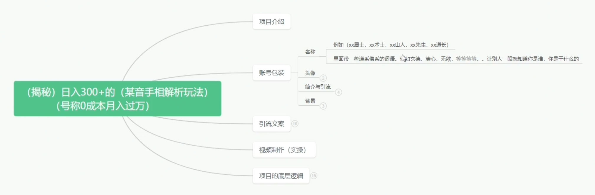 图片[2] - 抖音手相解析玩法，聊聊天日入 300+，号称 0 成本月入过万 - 项目资源网 - 项目资源网