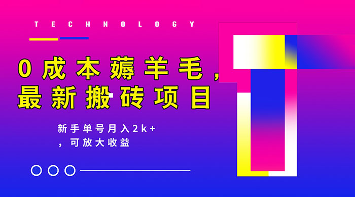 0 成本薅羊毛，携程旅游搬砖，新手单号月入 2K，可放大收益 - 项目资源网 - 项目资源网