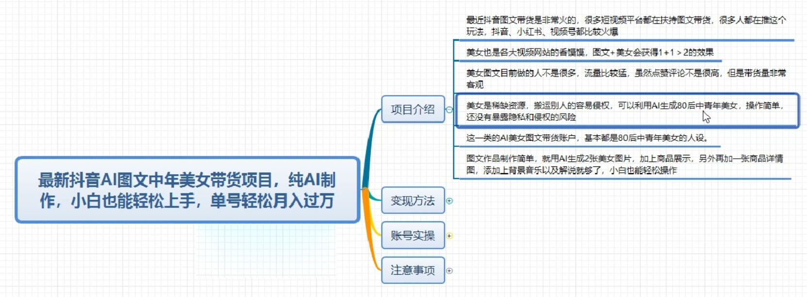 图片[2] - 最新抖音 AI 图文中年美女带货项目，纯 AI 制作，小白也能轻松上手，单号轻松月入过万 - 项目资源网 - 项目资源网