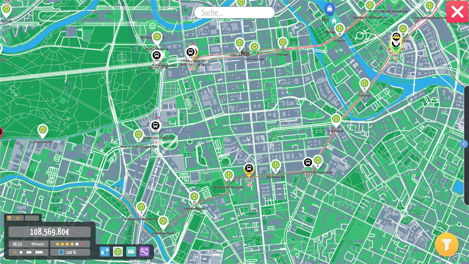 开个公交公司「城市公交经理」v1.0.1 中文版 - 项目资源网 - 项目资源网